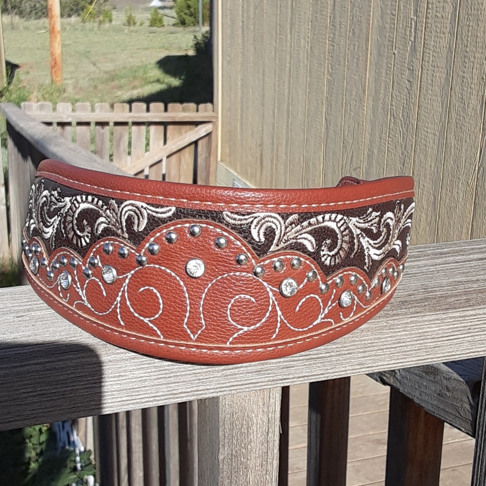 Brown Bling Western Headband